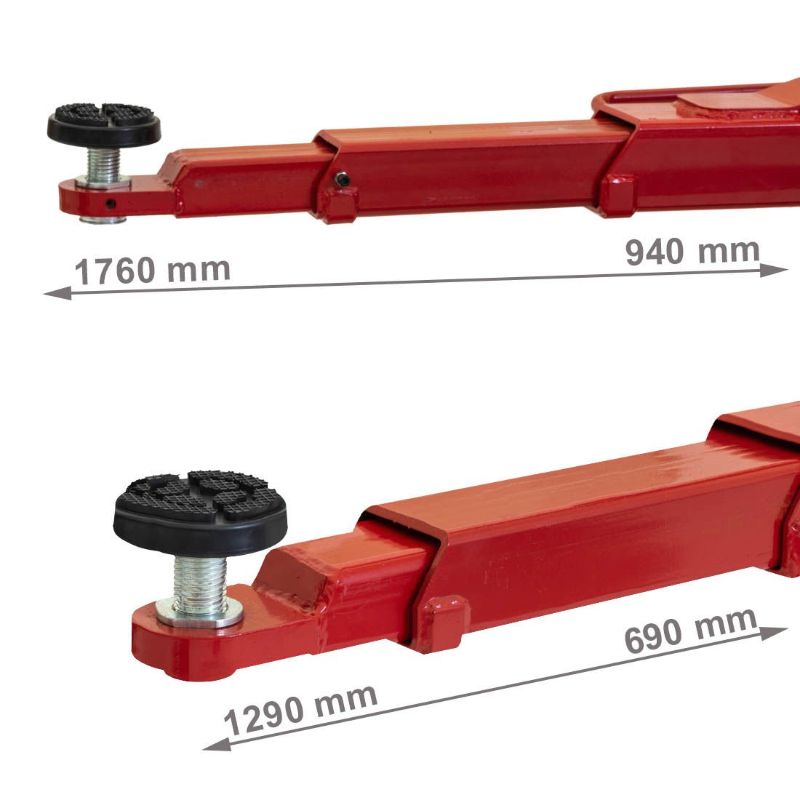 Ponte sollevatore auto a 2 colonne, portata 5000 kg, 380v, idraulico, sblocco automatico elettroidraulico, Redats Polonia