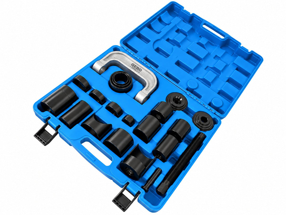 Kit estrattore di snodi e testine sterzo,21 pezzi Gebo Tools