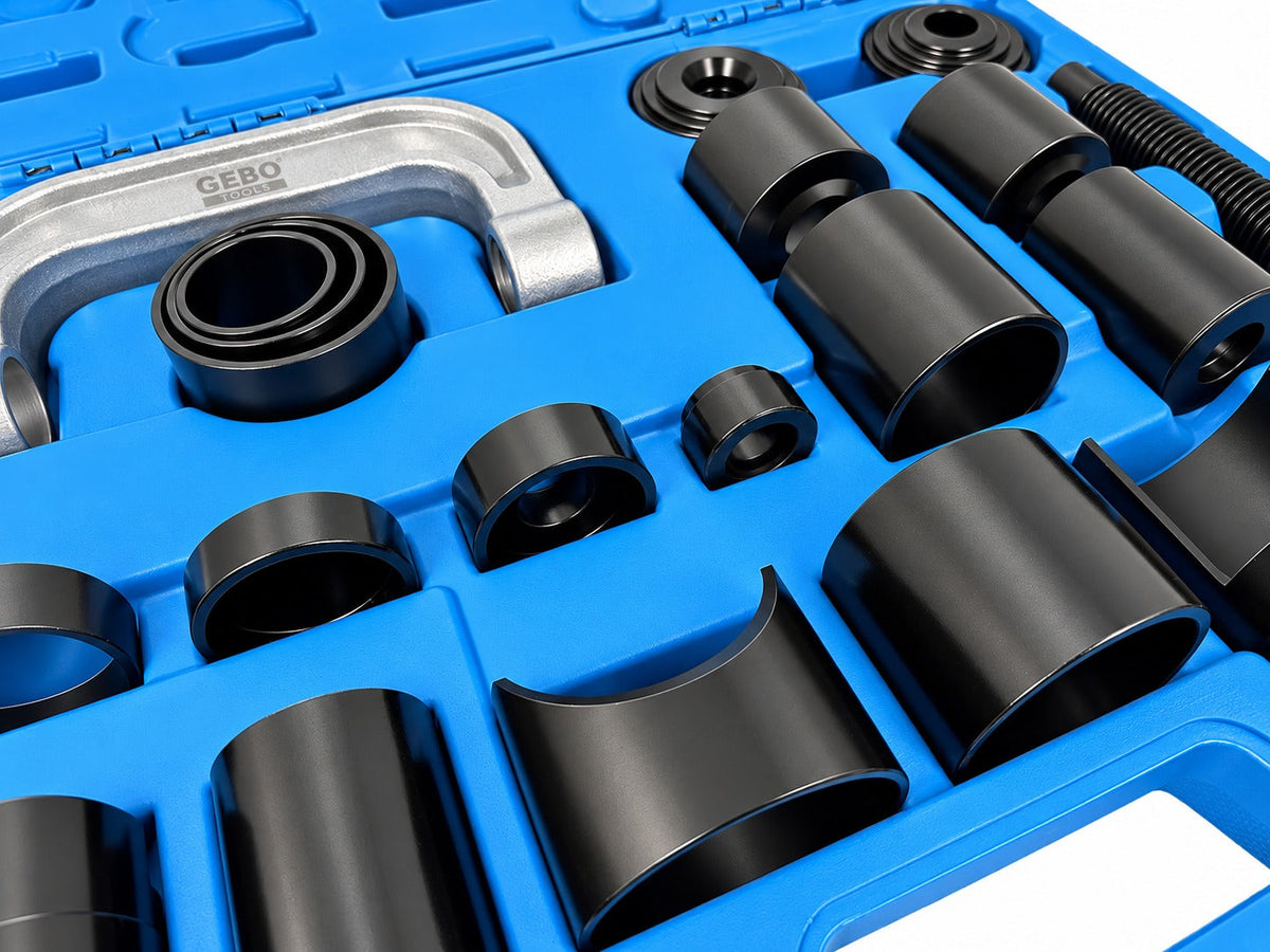 Kit estrattore di snodi e testine sterzo,21 pezzi Gebo Tools