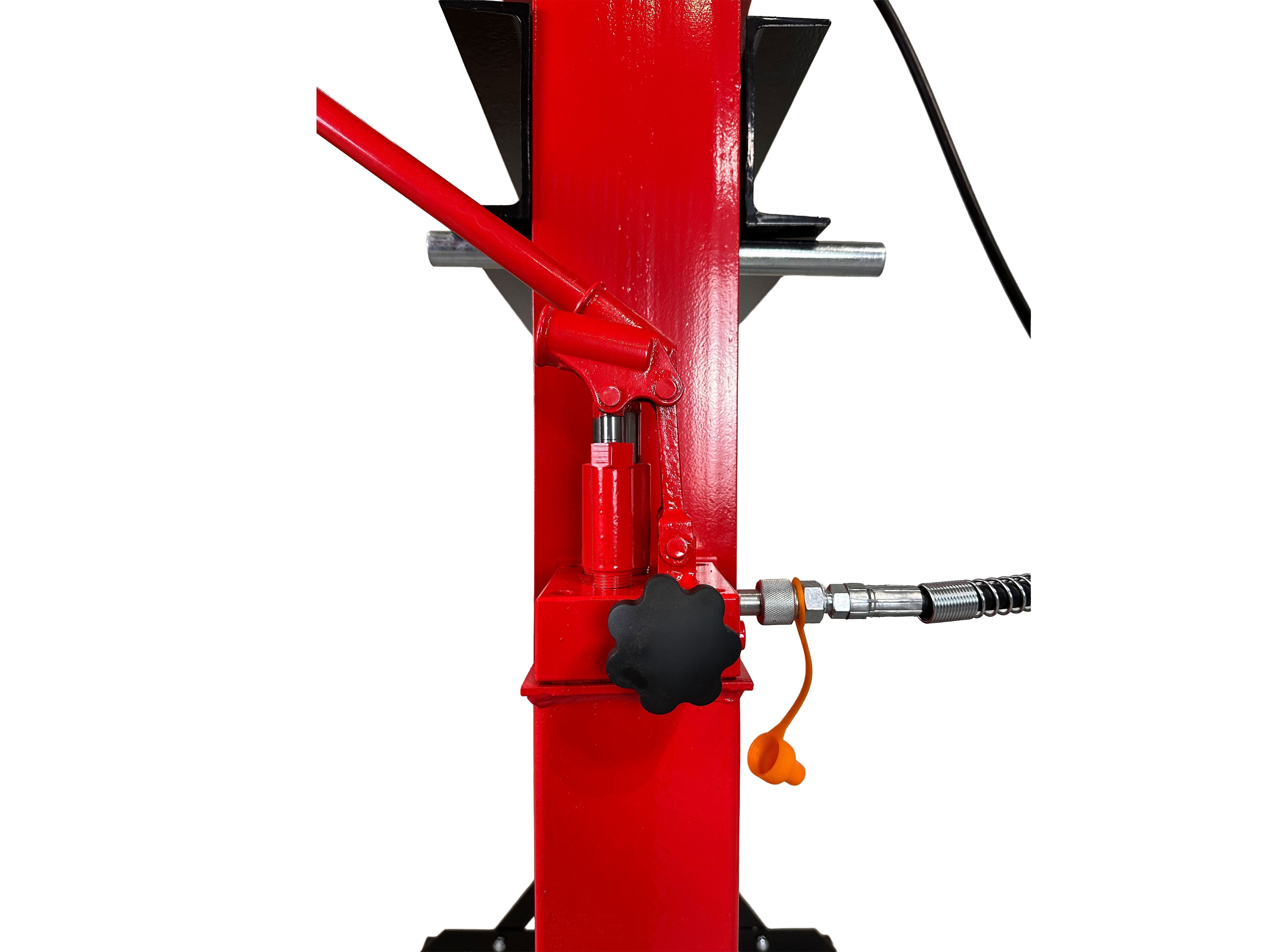 Pressa idraulica da officina 30 tonnellate a telaio per cuscinetti con manometro, a doppia azione, Gebo Tools