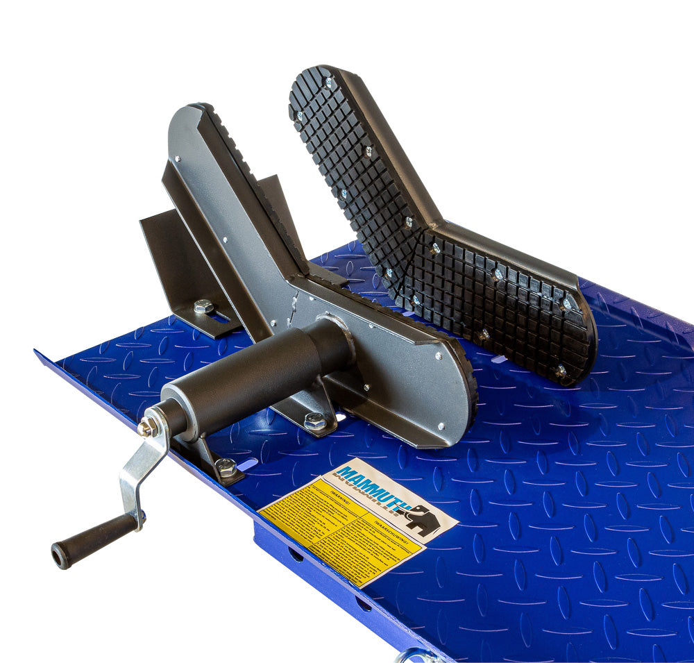Ponte sollevatore idraulico a forbice per moto da officina capacità max. 360kg altezza regolabile 205-780 mm, ponte sollevatore alzamoto da officina operazione idraulica piattaforma, Mammuth Olanda