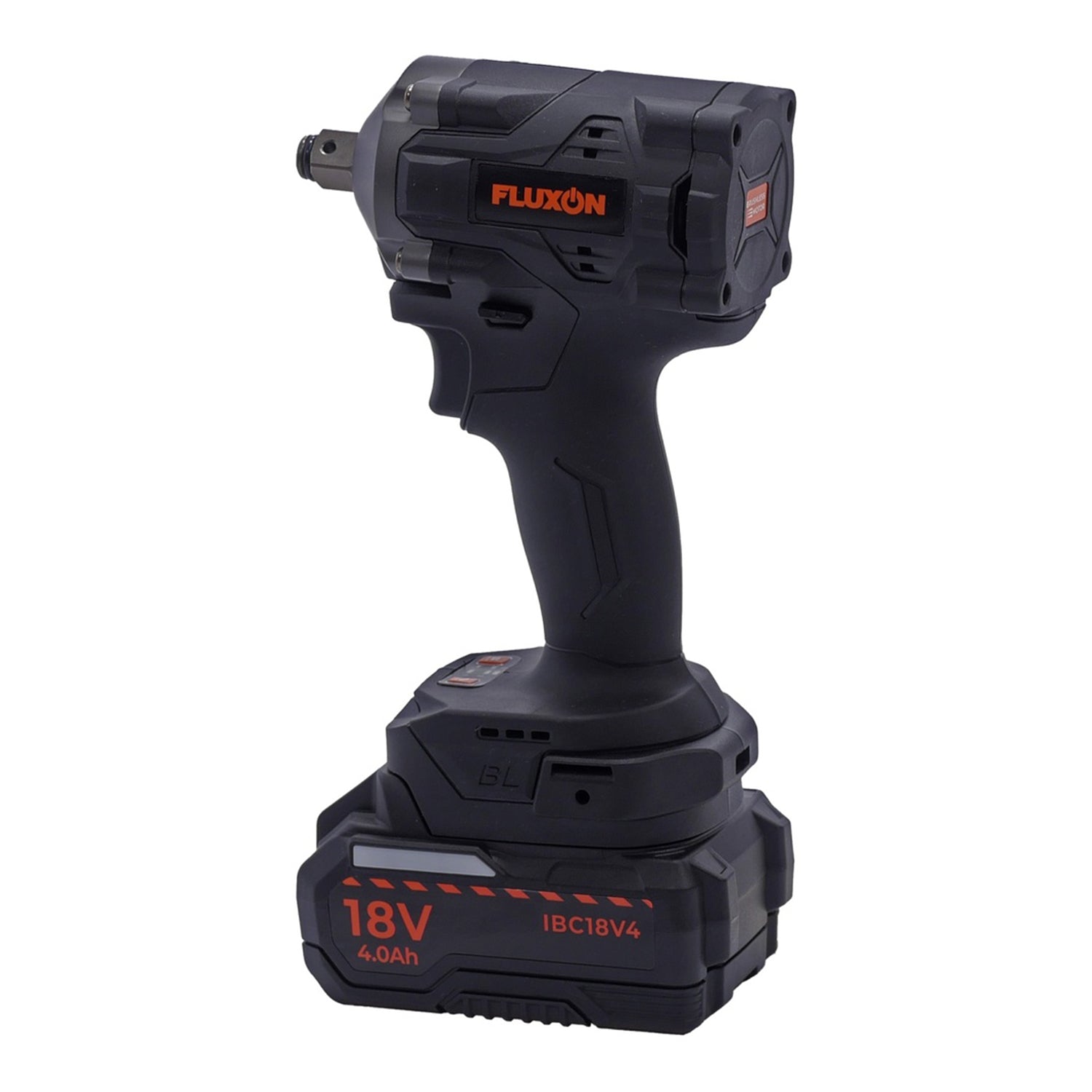 Avvitatore a impulsi 1/2 pollici 600 Nm brushless con batteria agli ioni di litio Li-Ion 18 V 4,0 Ah presa a urti