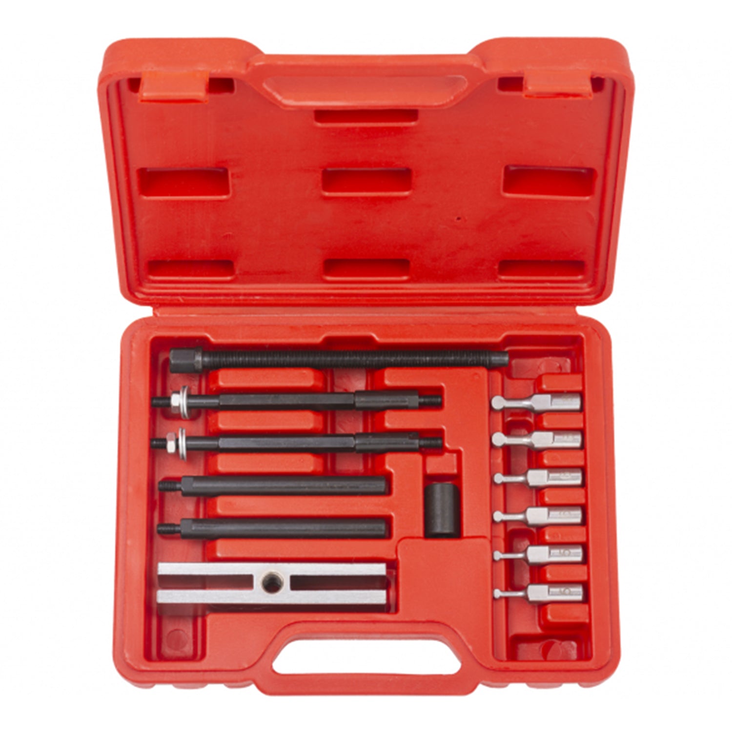 Set di estrattori per cuscinetti, kit separatore per estrattore per cuscinetti, strumento di rimozione per lo smontaggio dei cuscinetti, 5,5–8 mm 15 pezzi