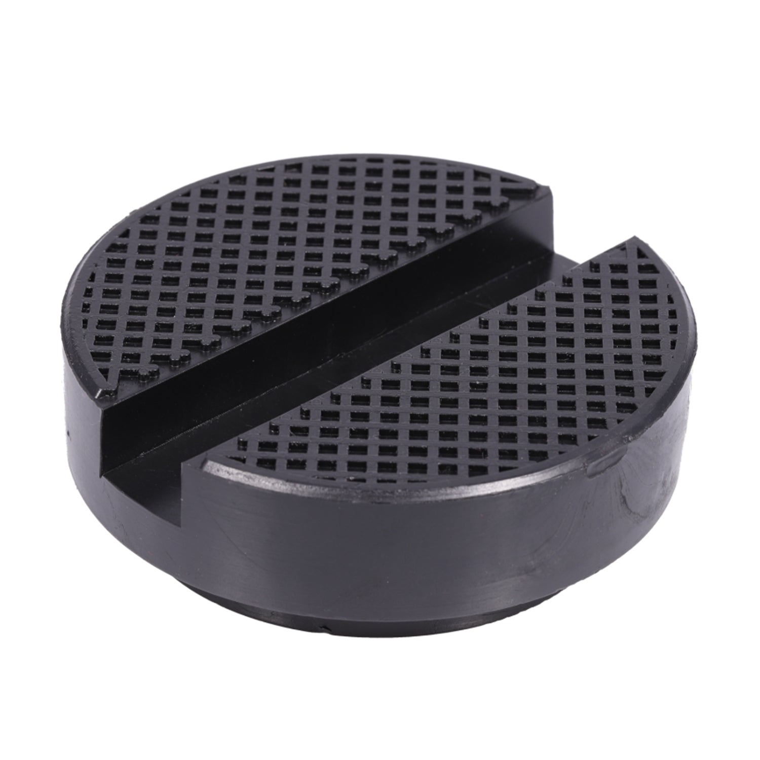 Tampone in gomma per cric, cavalletto per cric per auto, in gomma con scanalatura,108 mm