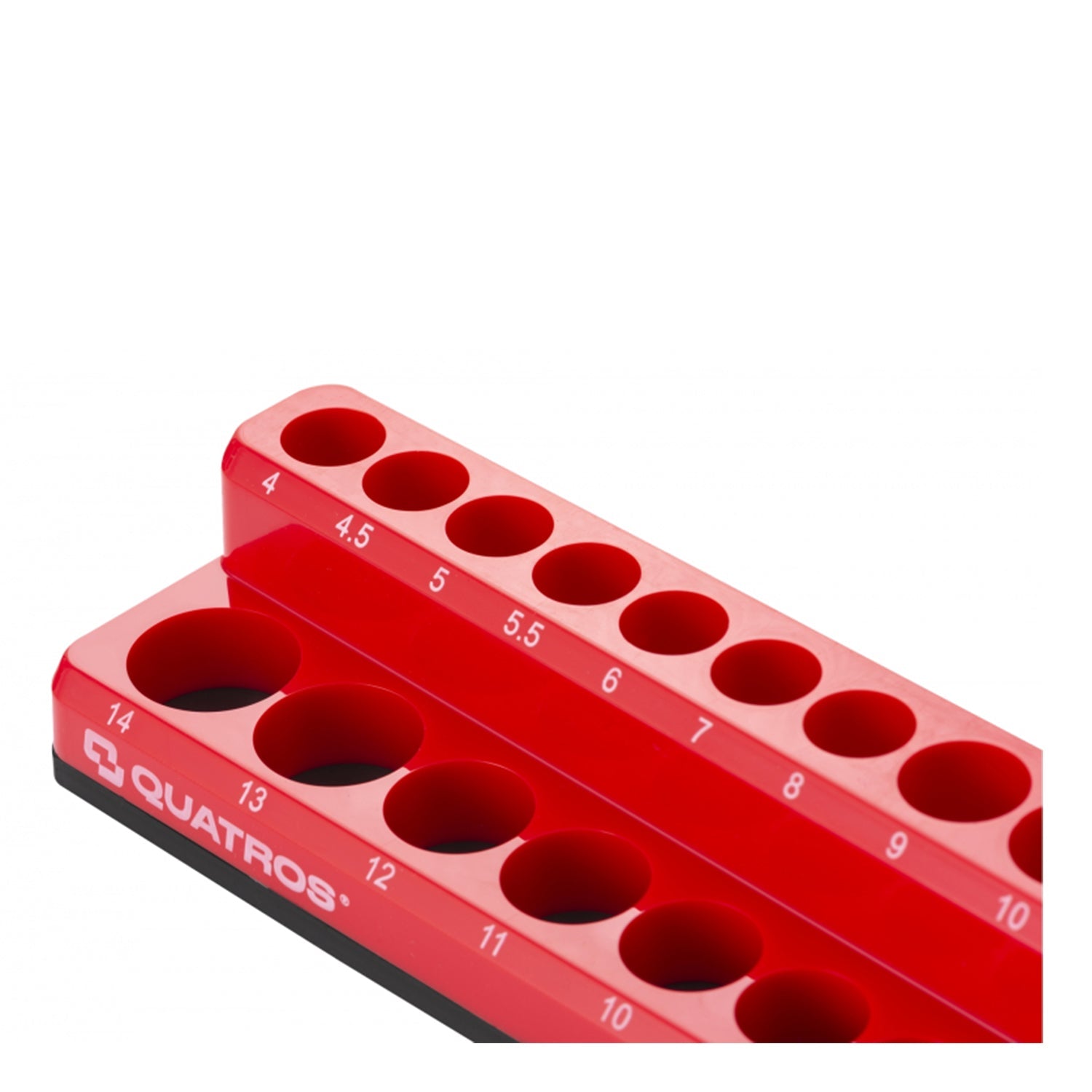 Supporto porta per chiavi a bussola 1/4 pollice, magnetico organizer per chiavi a bussola, supporto per binario, per miglior organizer per attrezzi in garage, supporto presa salvaspazio organizer vassoio scaffale rack binario