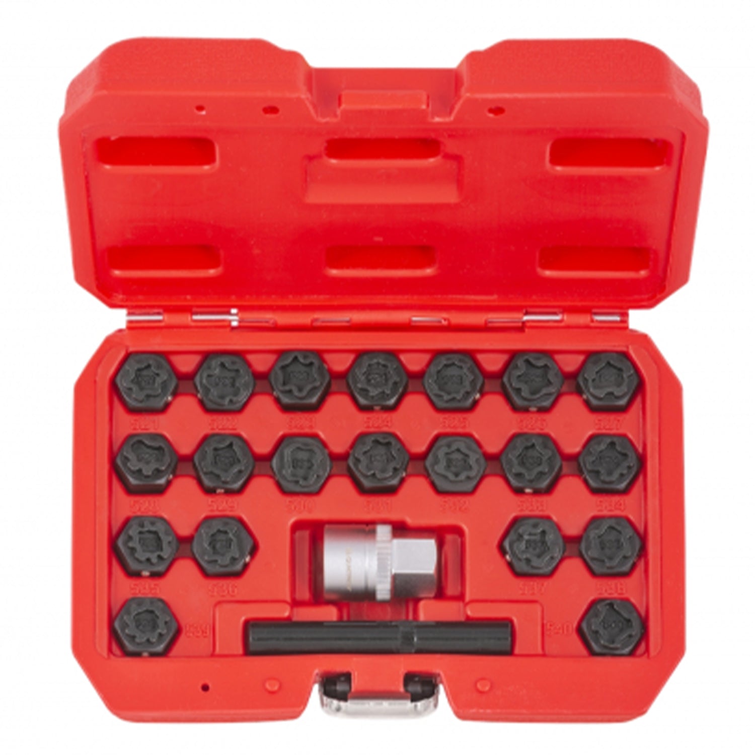 Set-kit di chiavi a bussola per dadi della ruota, adattatori per bulloni antifurto VW AUDI VAG , attrezzi per rimozione chiavi bloccaggio delle ruote 22 pezzi