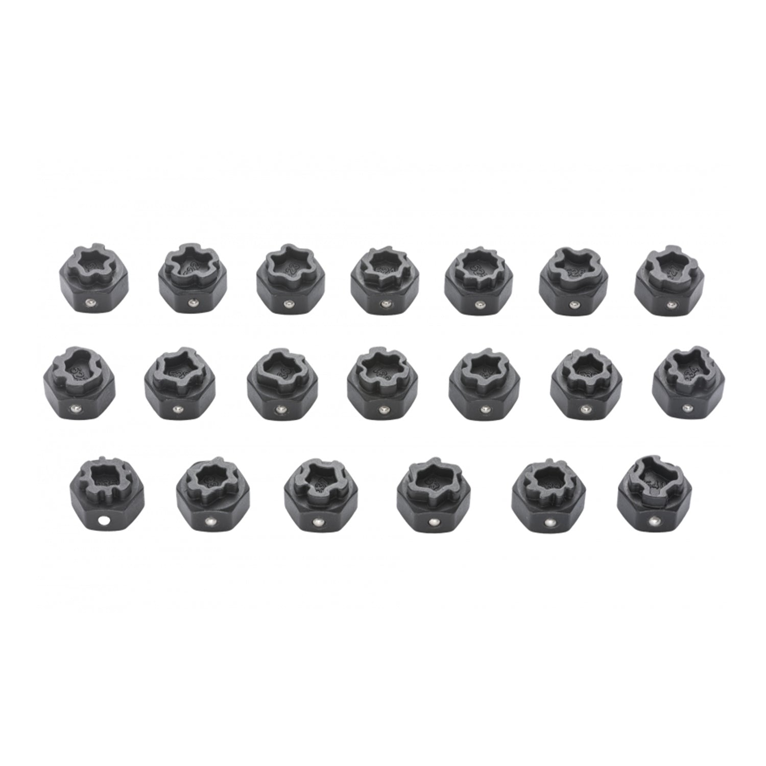 Set-kit di chiavi a bussola per dadi della ruota, adattatori per bulloni antifurto VW AUDI VAG , attrezzi per rimozione chiavi bloccaggio delle ruote 22 pezzi