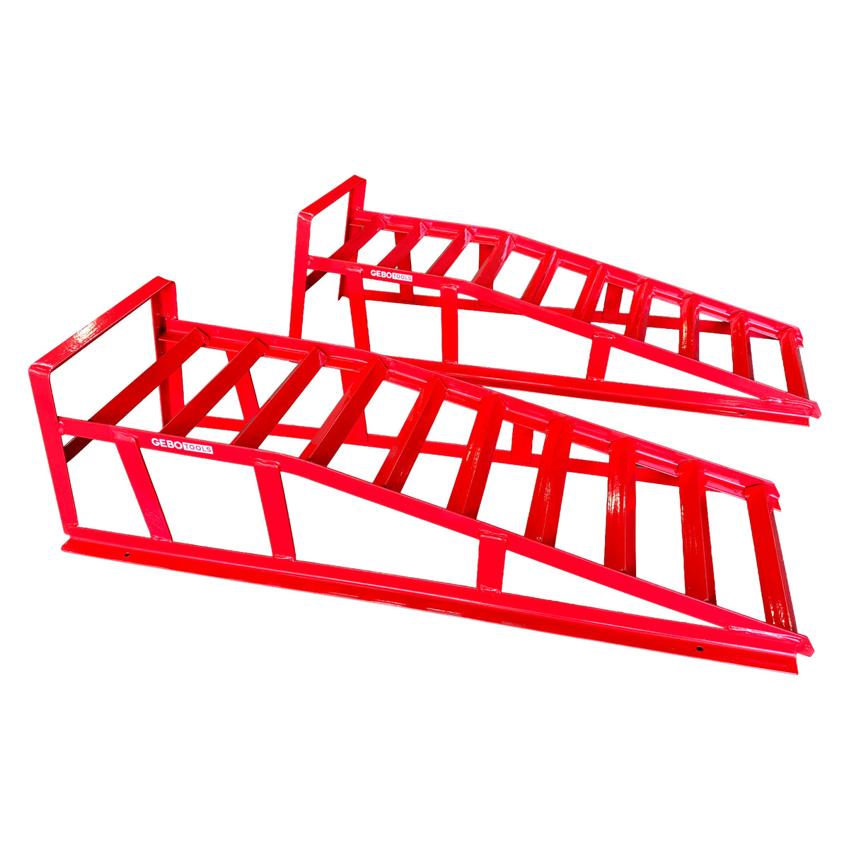 Set-kit rampa di accesso jack di sollevamento, carrabile, sollevatore per auto,cunei carrabili per veicoli fino a 1 t 2000 kg, Gebo Tools