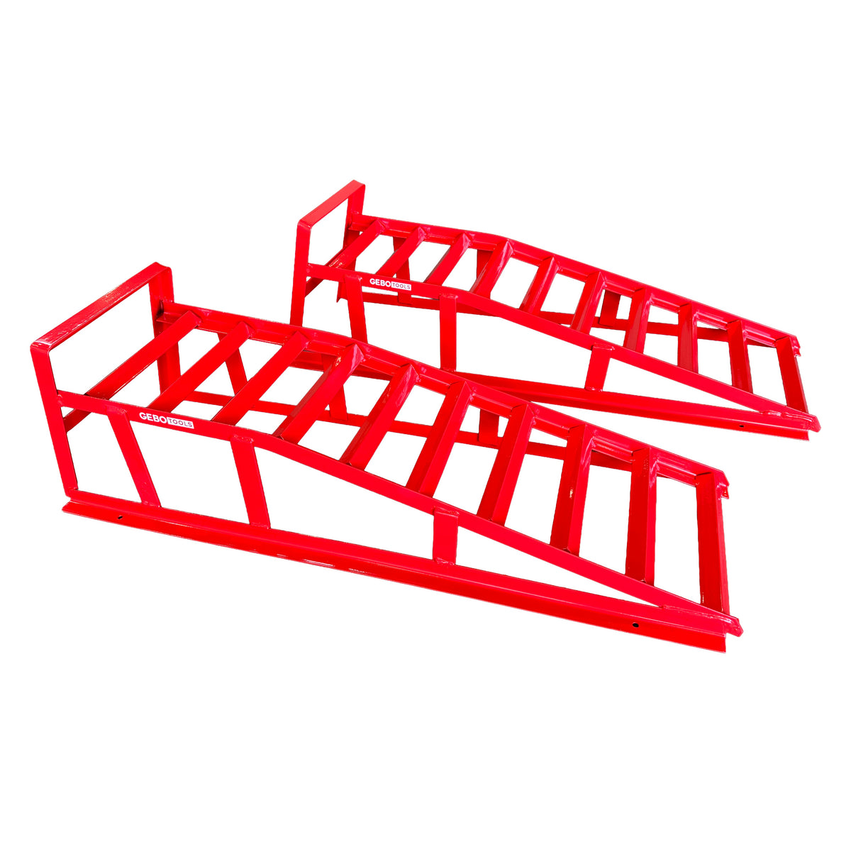 Set-kit rampa di accesso jack di sollevamento, carrabile, sollevatore per auto,cunei carrabili per veicoli fino a 1 t 2000 kg, Gebo Tools