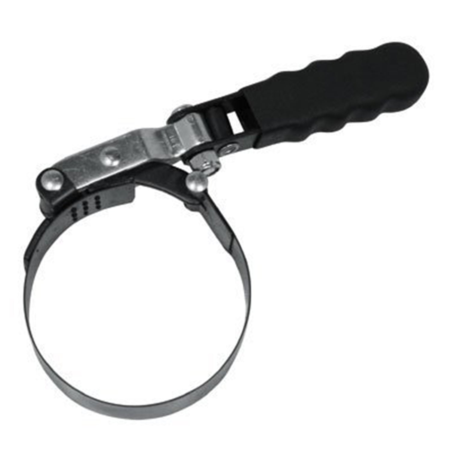 Chiave per filtro olio con cinghia-nastro regolabile, campo di serraggio 73–85 mm, strumento universale per la rimozione del filtro con fascia metallica per auto e camion