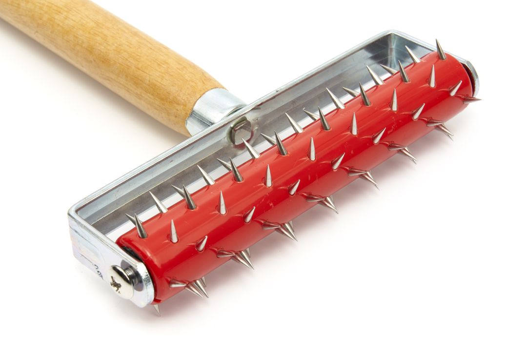Rullo perforatore per carta da parati con manico telescopico, strumento per tappezzeria, Hbm