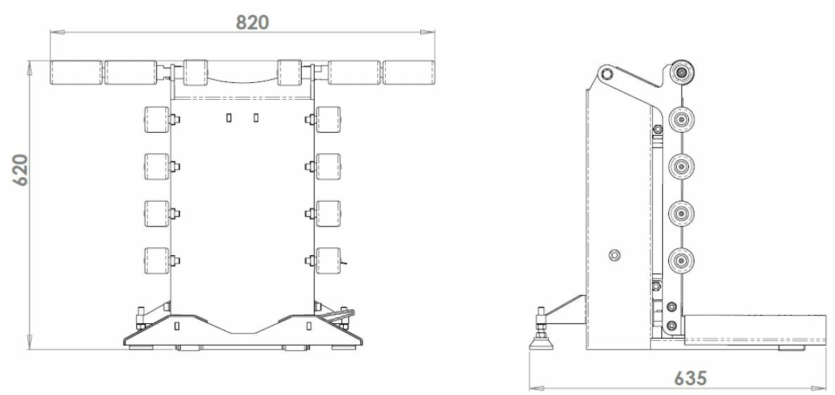Sollevatore per pneumatici per equilibratrice, dispositivo di sollevamento per macchina equilibratrice, sollevatore pneumatico, sollevatore pneumatici, bilanciatrice-pneumatico, sollevapneumatici, capacità max 70 kg
