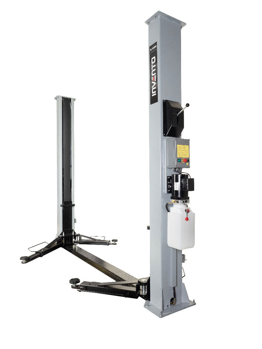 Ponte sollevatore auto a 2 colonne, portata 4000 kg, ponte sollevatore idraulico 380 V, sblocco manuale, Invento EL S40M