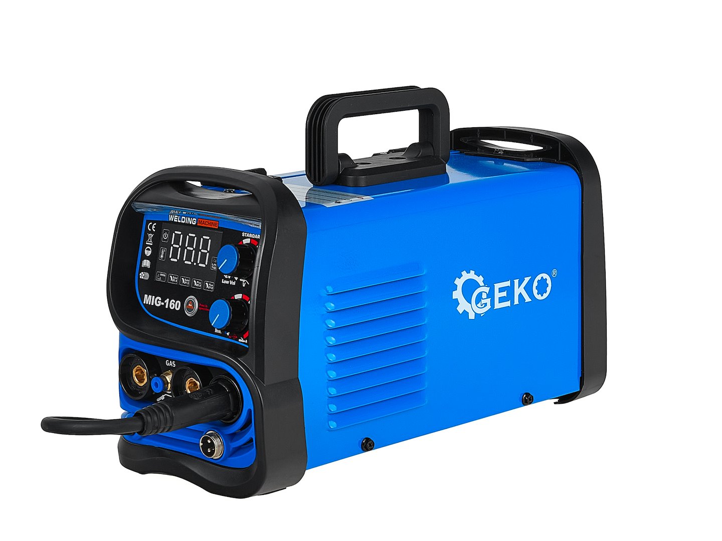 Saldatrice MIG MMA 160A - MAG a gas inerte ac230v a filo continuo 5 in 1 TIG DC Lift, Geko