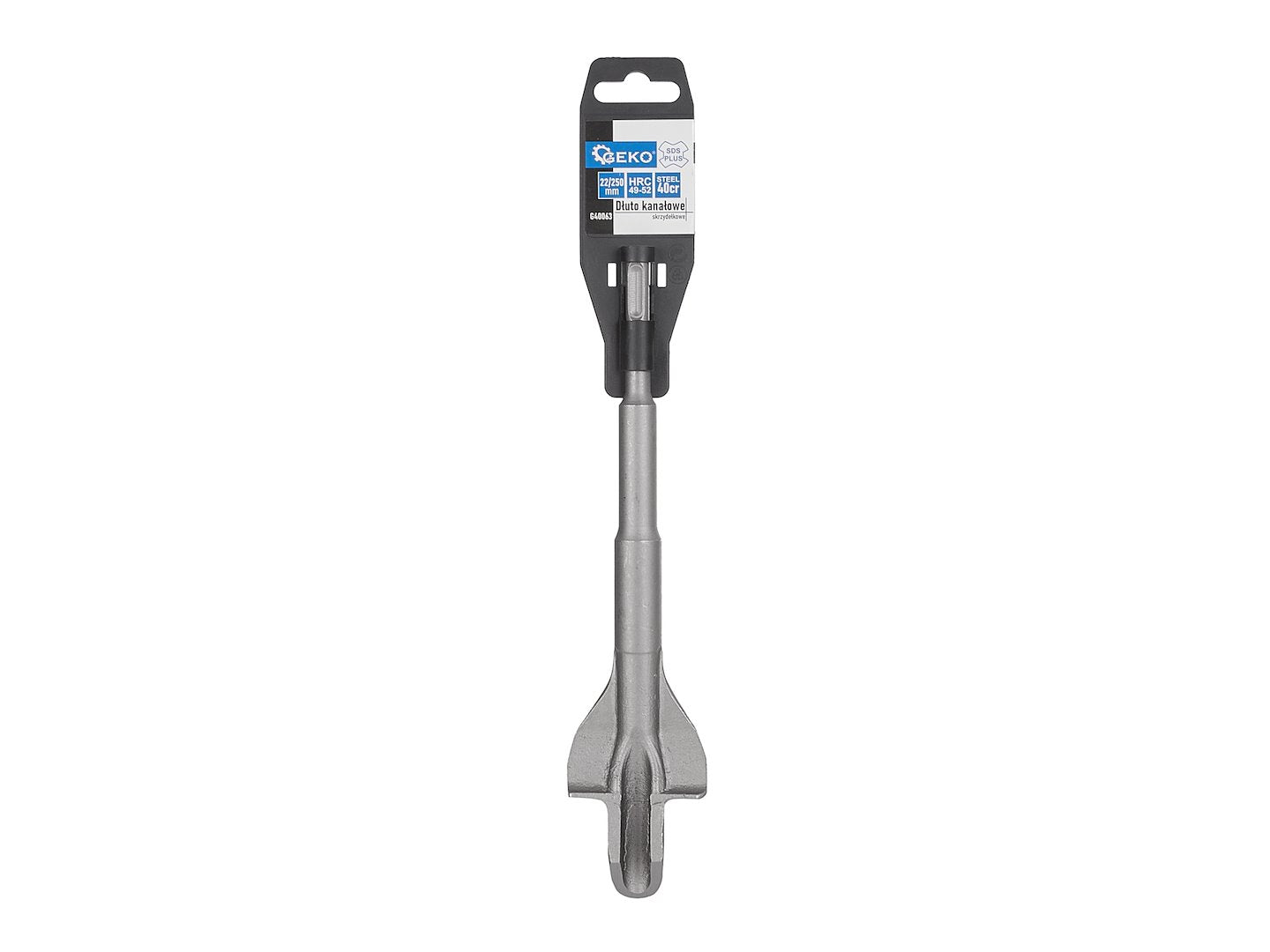 Scalpello SDS PLUS con scanalatura 22 × 250 mm Geko