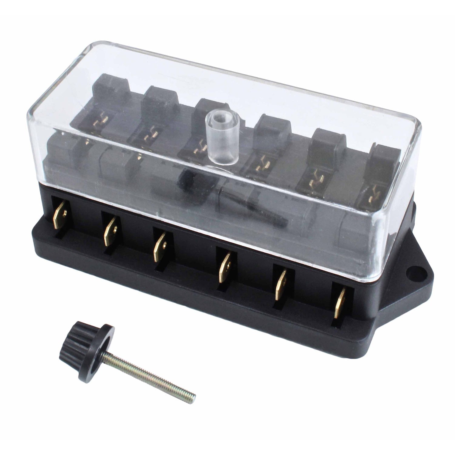 Scatola portafusibili standard, generic porta fusibile, per auto barca marina, a 6 vie Satra