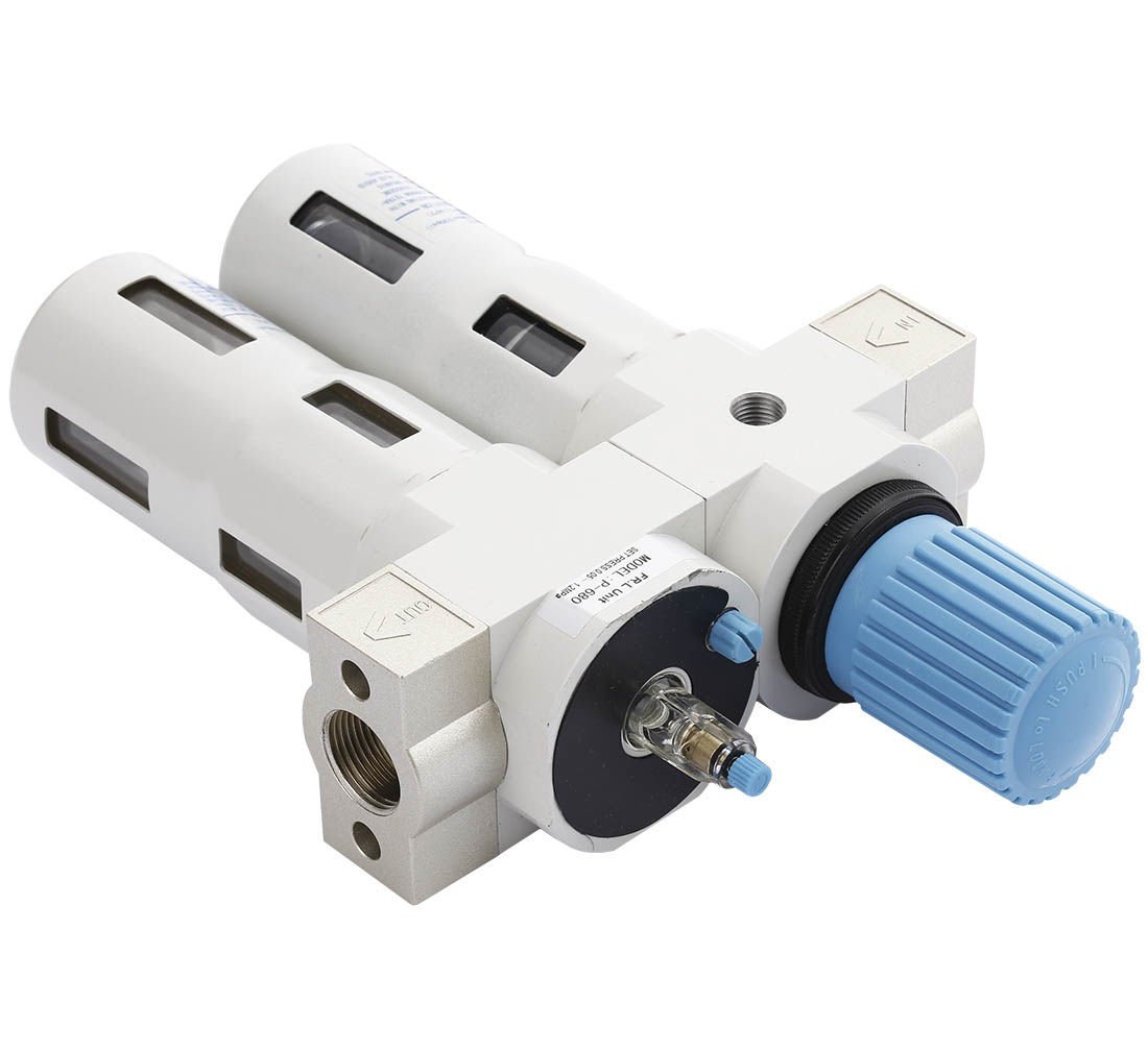 Separatore d'acqua e olio ad aria compressa, riduttore di pressione per compressore, filtro regolatore con manometro 3/4 " P-680 Pro Maxi