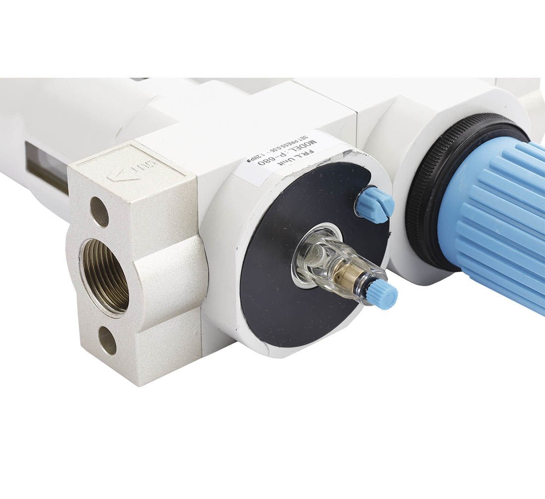 Separatore d'acqua e olio ad aria compressa, riduttore di pressione per compressore, filtro regolatore con manometro 3/4 " P-680 Pro Maxi