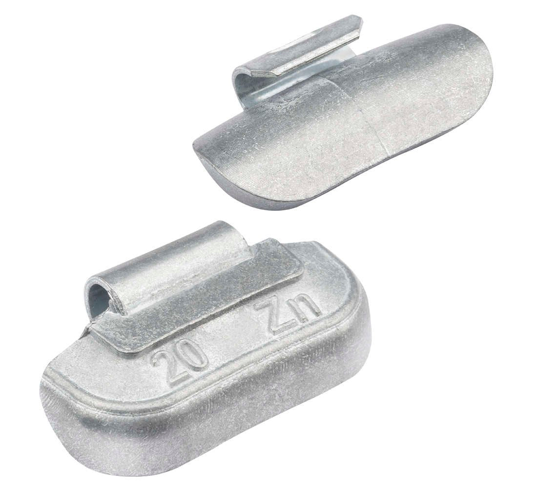 Set-kit contrappesi assortiti per equilibratura ruote in acciaio auto, pesi cerchi, 10 g 100 pezzi Zn 1 kg