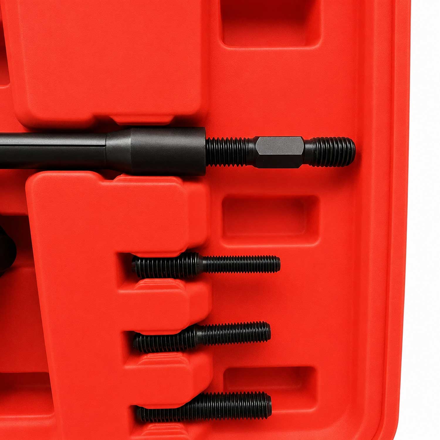 Set-kit estrattore boccole e cuscinetti interni, attrezzi per la rimozione con martello scorrevole, 8 - 58 mm, 17 pezzi Gebo Tools