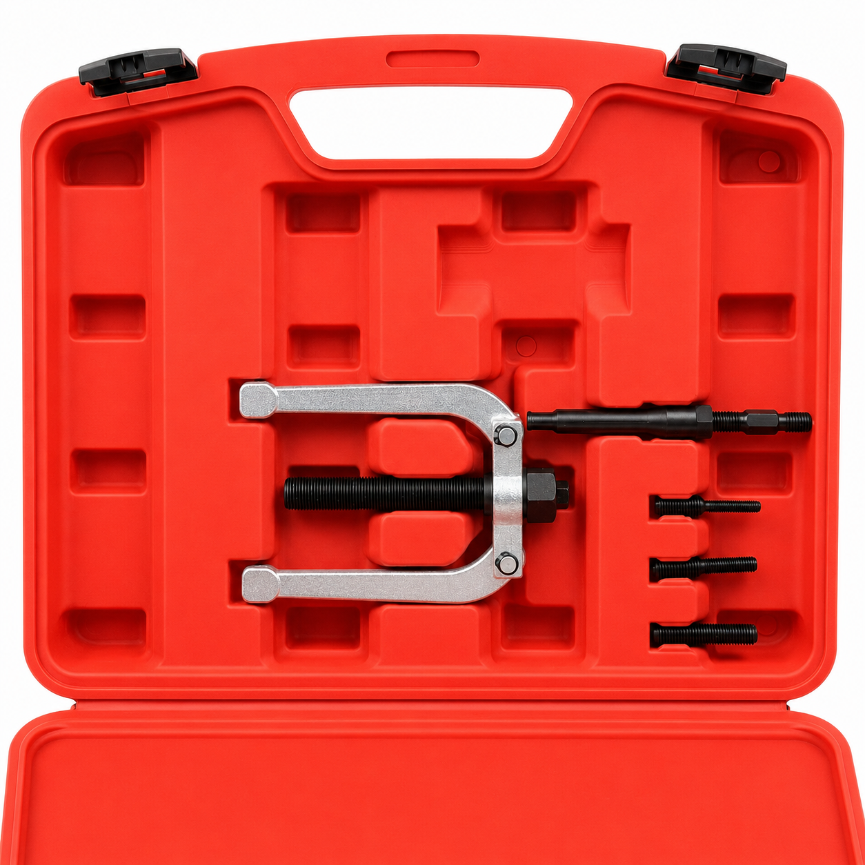 Set-kit estrattore boccole e cuscinetti interni, attrezzi per la rimozione con martello scorrevole, 8 - 58 mm, 17 pezzi Gebo Tools