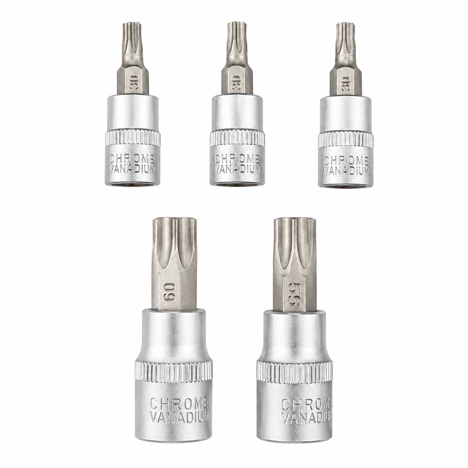Set-kit inserti Torx ,profilo TS, TS8-TS60 ,12 pezzi Gebo Tools