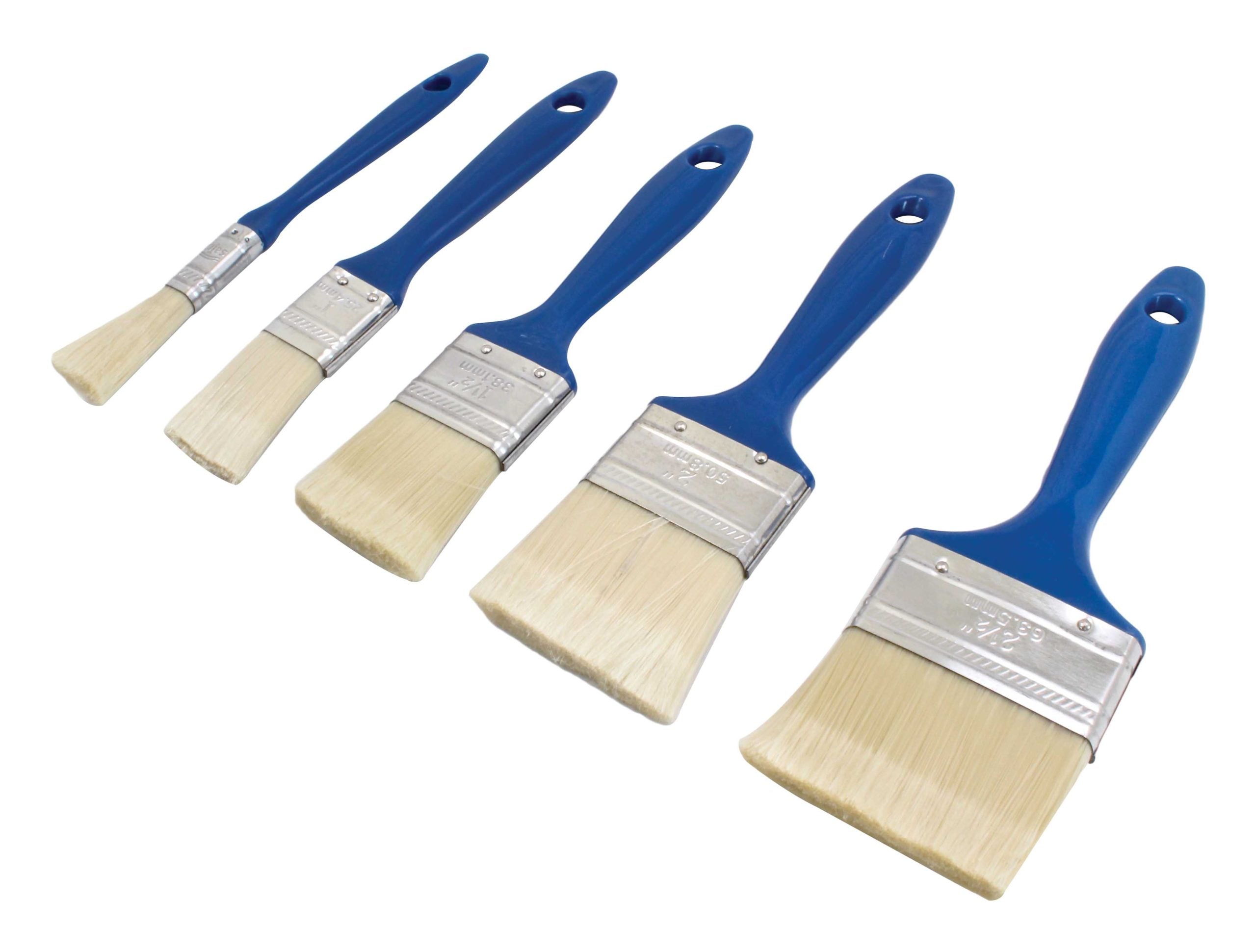 Set-kit pennelli universali ,pittura per artisti professionisti, per superfici grandi, medie o difficili da raggiungere, 5 pezzi Satra