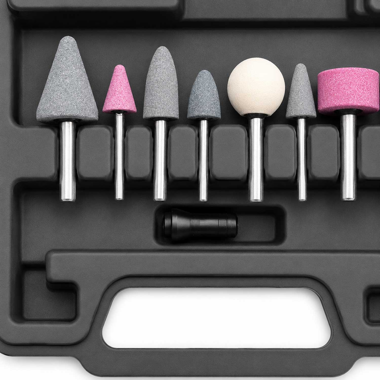 Set-kit smerigliatrice pneumatica dritta con accessori Gebo Tools