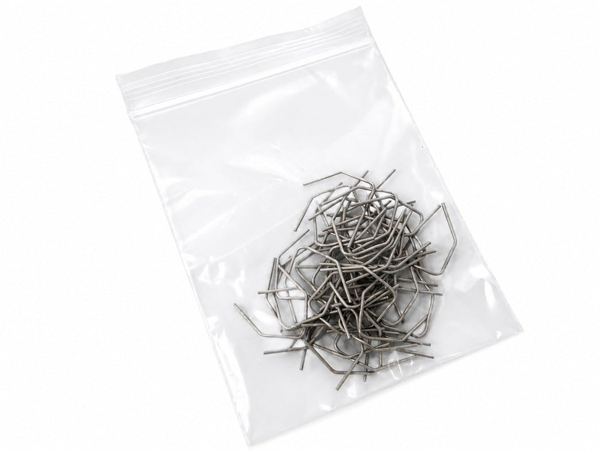 Set-kit 200 graffette caldo, saldatura plastica, auto paraurti riparazione, cucitrice, Gebo Tools
