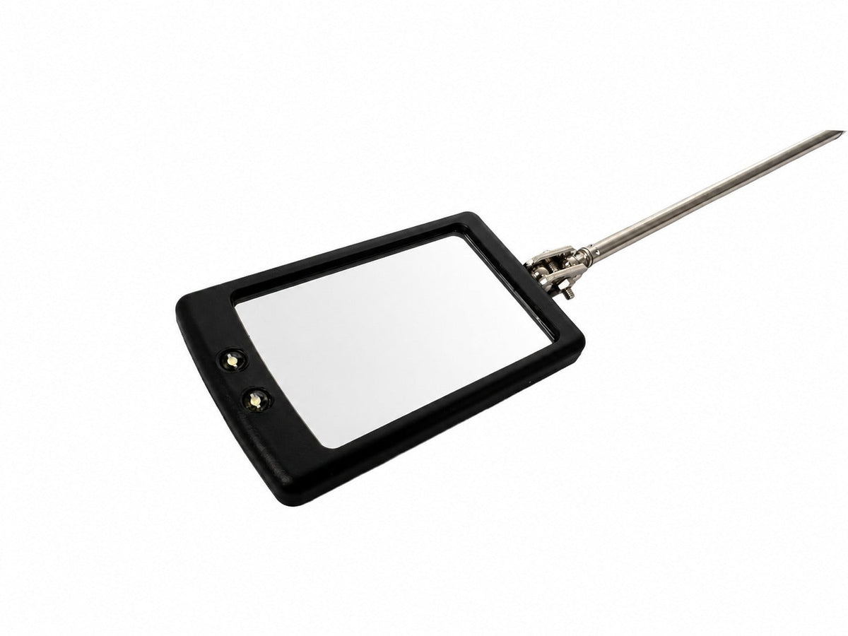 Set-kit 5 attrezzi ispezione e recupero oggetti auto, specchio telescopico, con luce LED, manico per angolo visione extra, magnetico pickup Gebo Tools