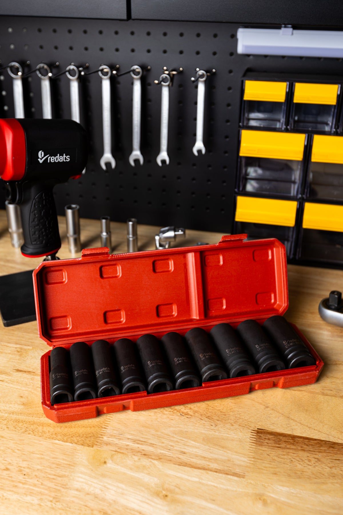 Set bussole a impatto , 1/2'', 13-26 mm, per riparazioni auto e cambio gomme,10 pezzi