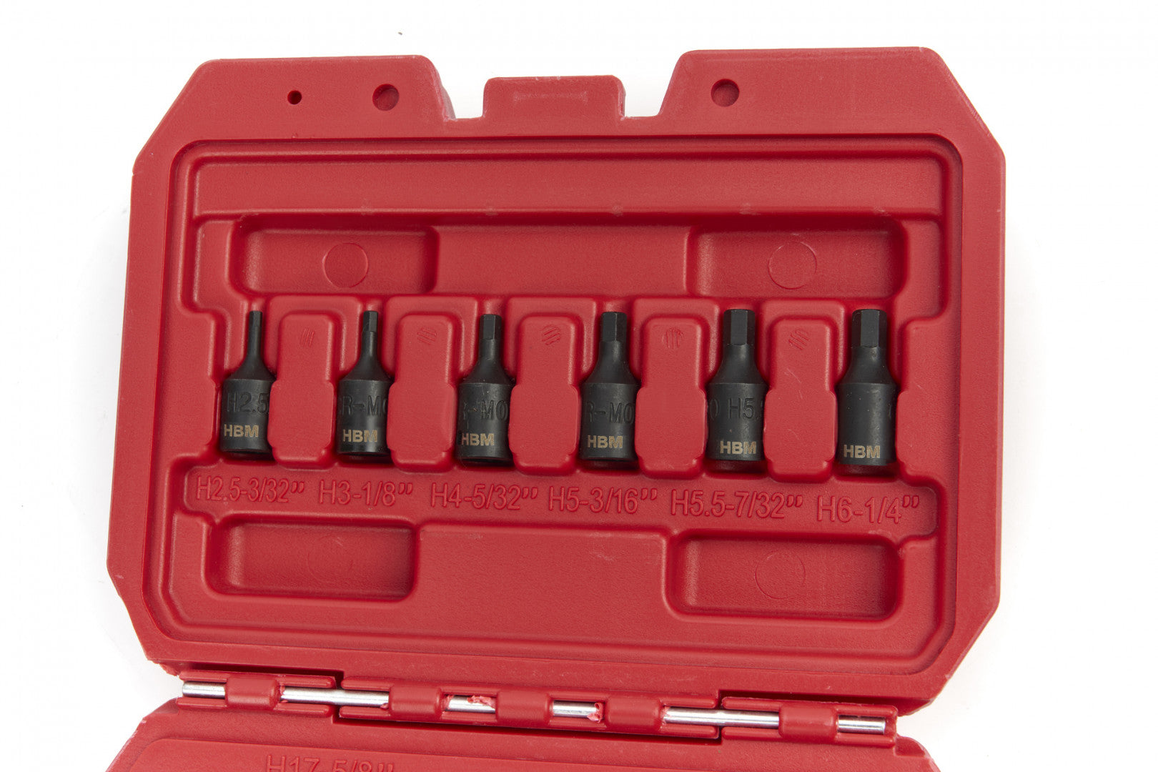 Set-kit 14 bussole a brugola a impatto da 2,5 a 19 mm, attacco 1/4" e 1/2" – Hbm Machines