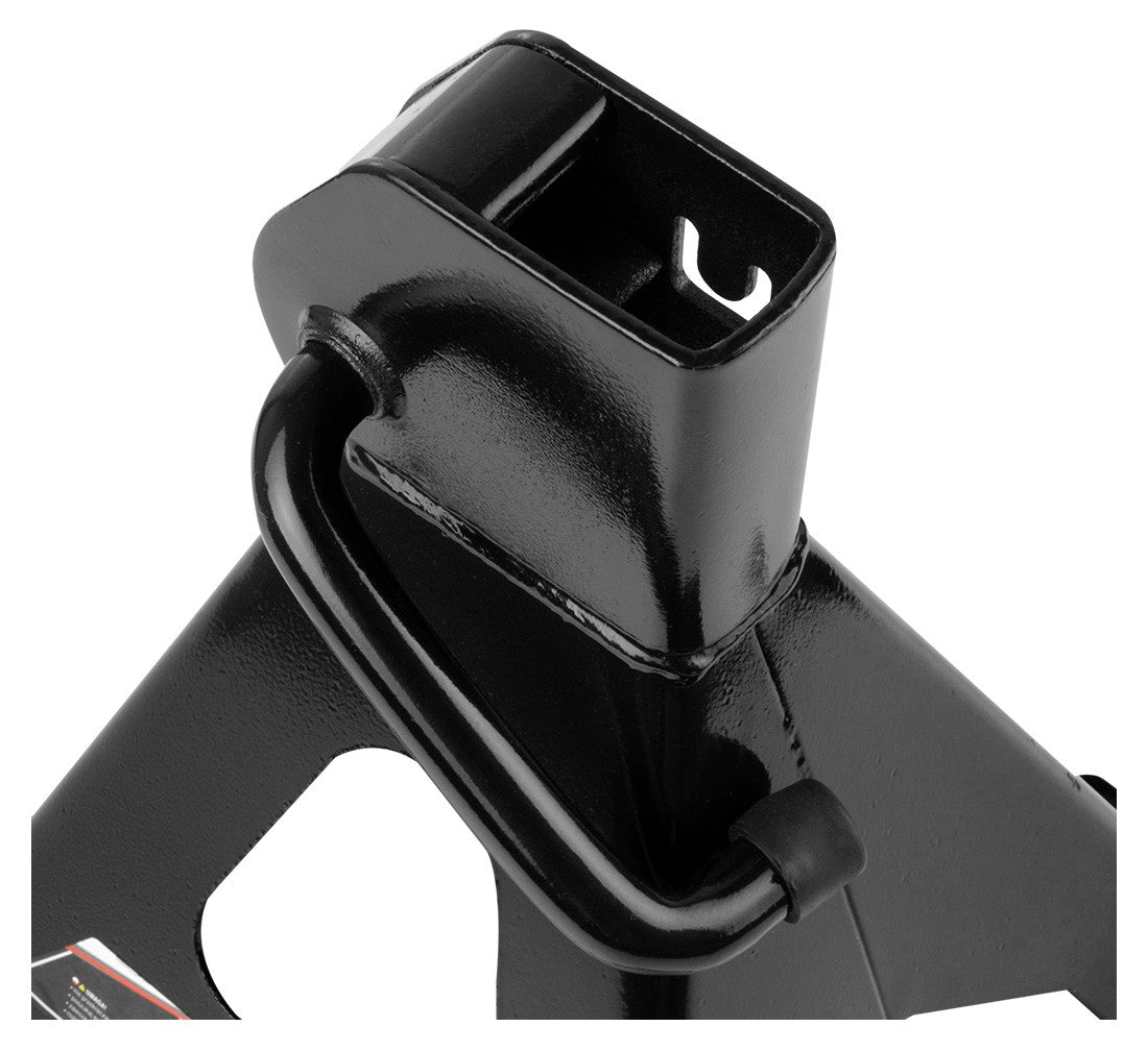 Set-kit 2 cavalletti di sostegno per veicoli, capacità 3 tonnellate, supporto auto,colonnette professionali con doppia sicurezza