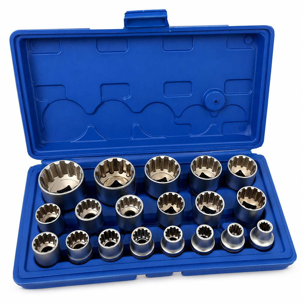 Set bussole 1/2" impronta Torx XZN, poligonale, Vario Plus ,Gebo Tools