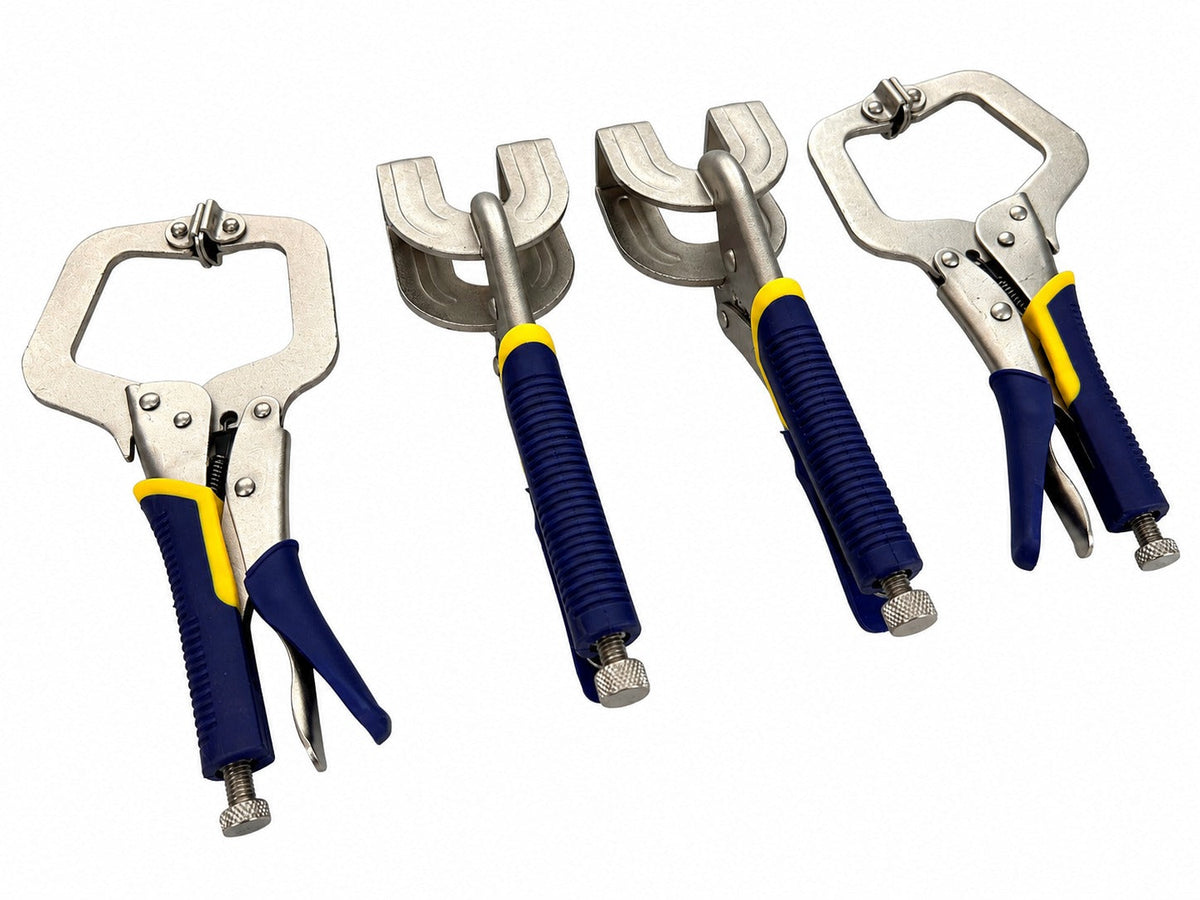 Pinza autobloccante a morsetto grip a scatto, per saldatura ganasce 16 pezzi Gebo Tools