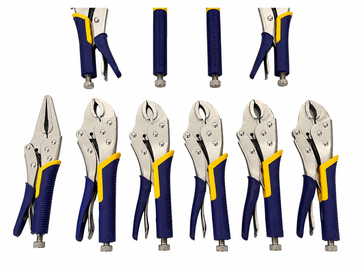 Pinza autobloccante a morsetto grip a scatto, per saldatura ganasce 16 pezzi Gebo Tools