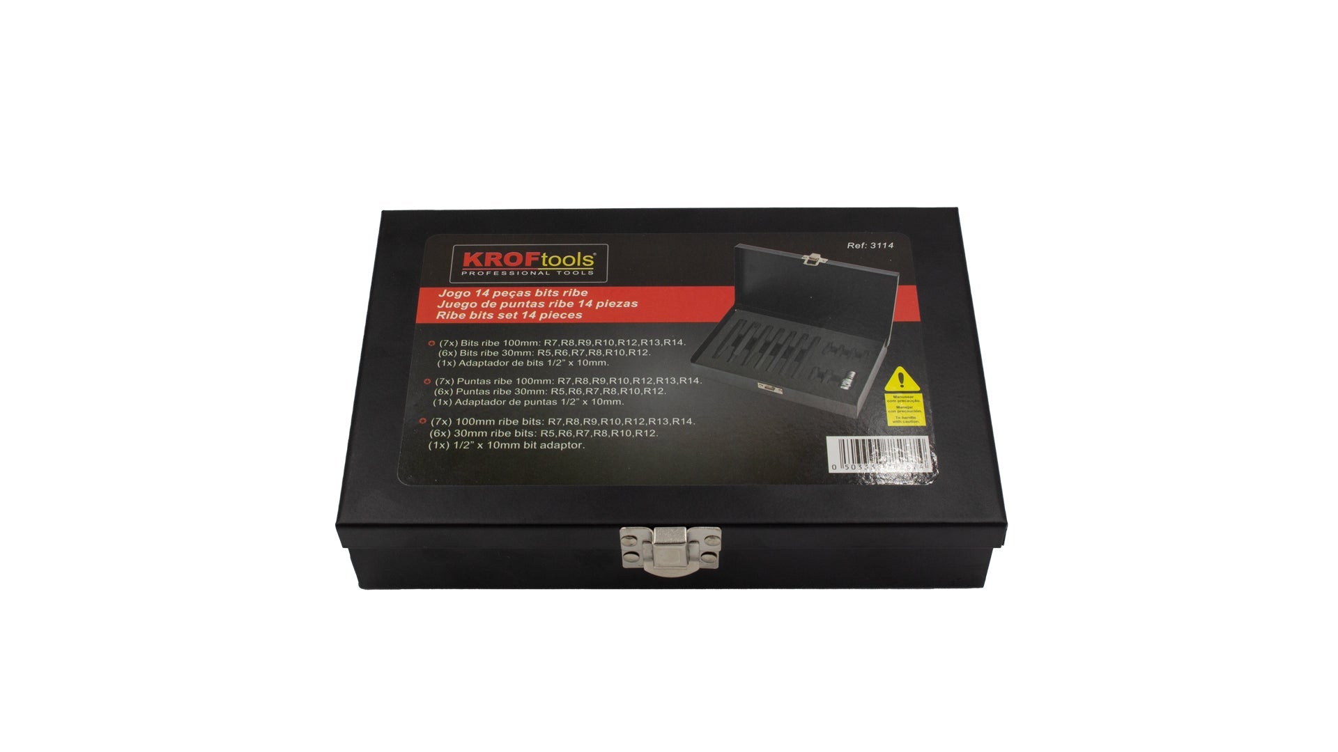 Set di chiave a bussola e punte Ribe, 14 pezzi Kroftools