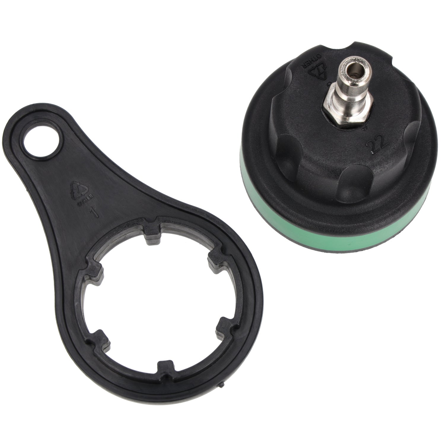 Set-kit tester di sistema di raffreddamento auto, pressione del radiatore e perdite refrigerante, con pompa booster manuale, 28 pezzi Resser