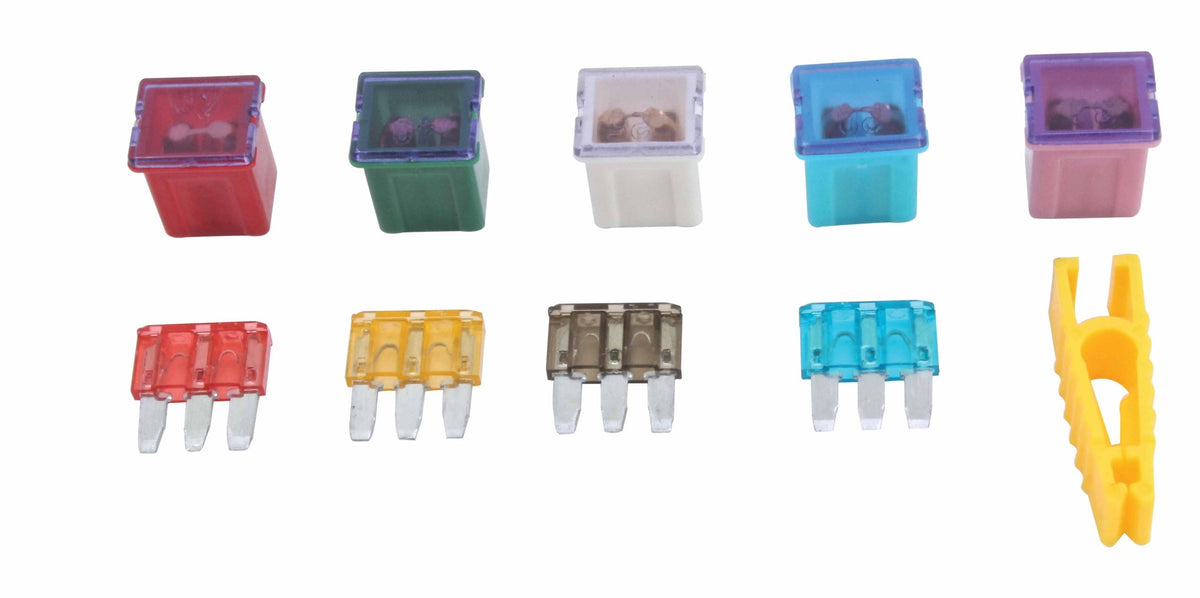 Set-kit emergenza fusibile per auto tipo M e Micro 3, 41 pezzi