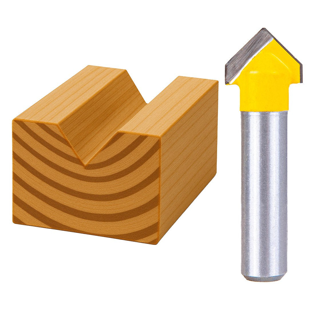 Set-kit 12 frese per legno, diametro 8 mm, HSS, Geko