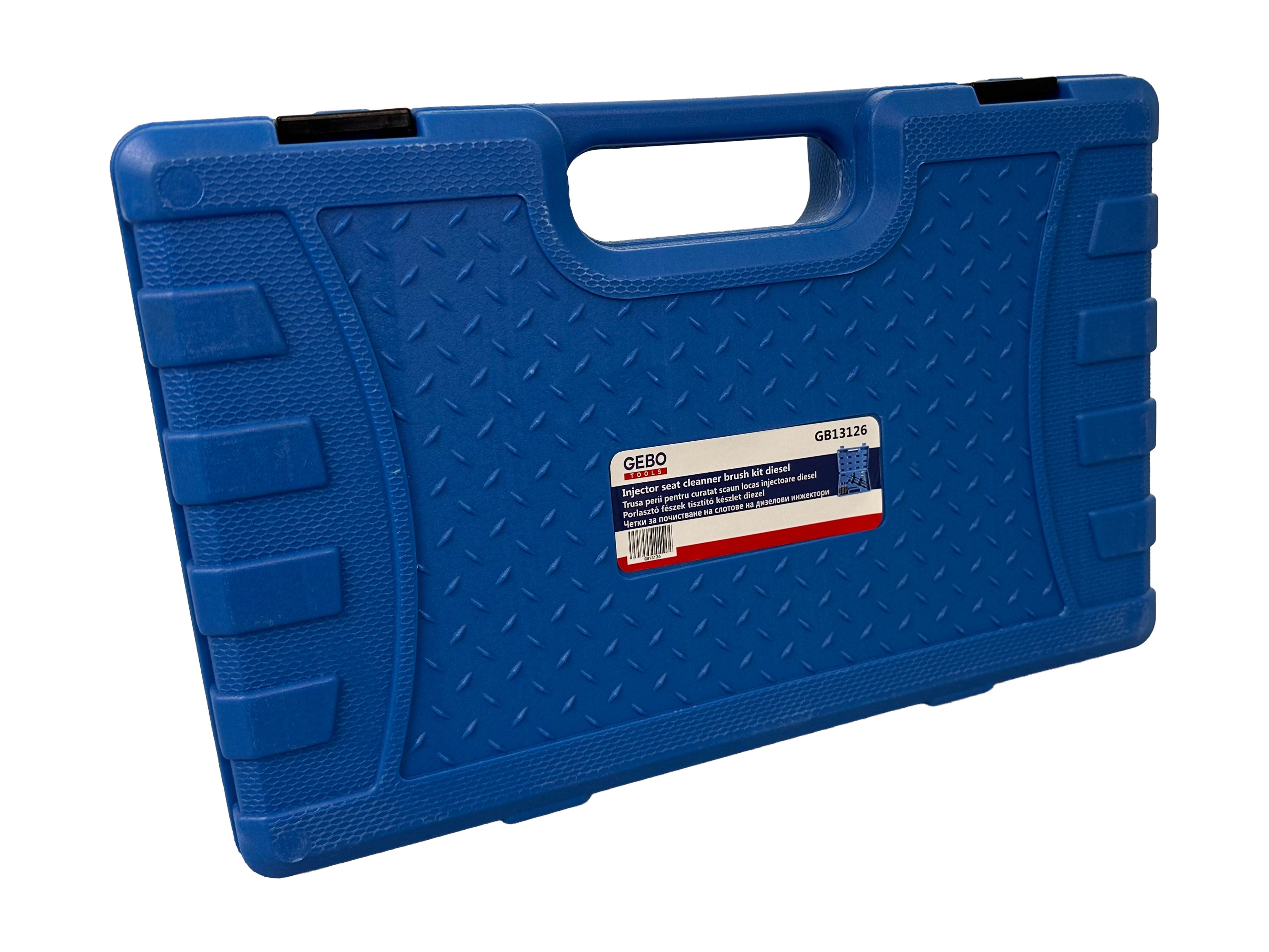Set-kit spazzole pulizia sedile dell'iniettore, strumento per iniettori motori diesel, professionale rimozione ruggine e lucidatura Gebo Tools