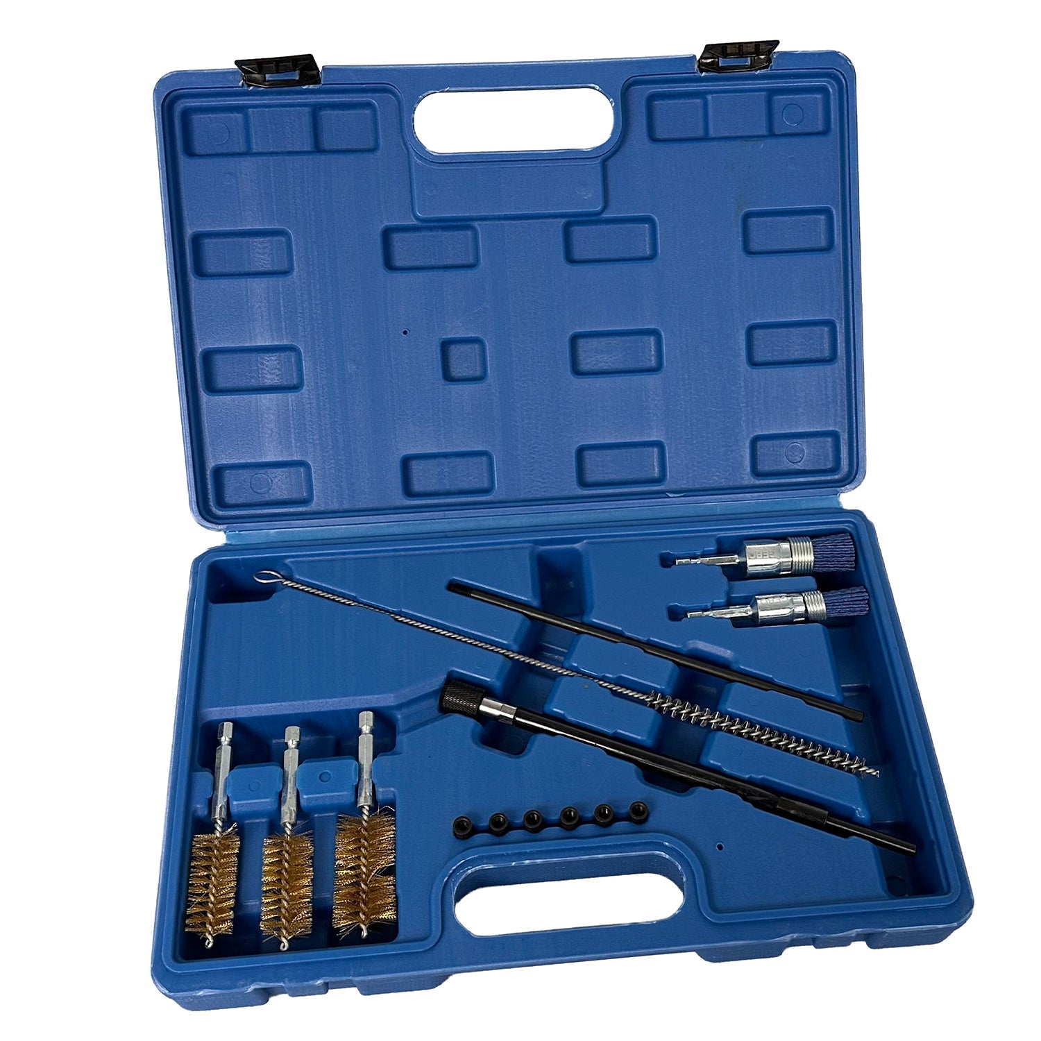 Set-kit spazzole pulizia sedile dell'iniettore, strumento per iniettori motori diesel, professionale rimozione ruggine e lucidatura Gebo Tools