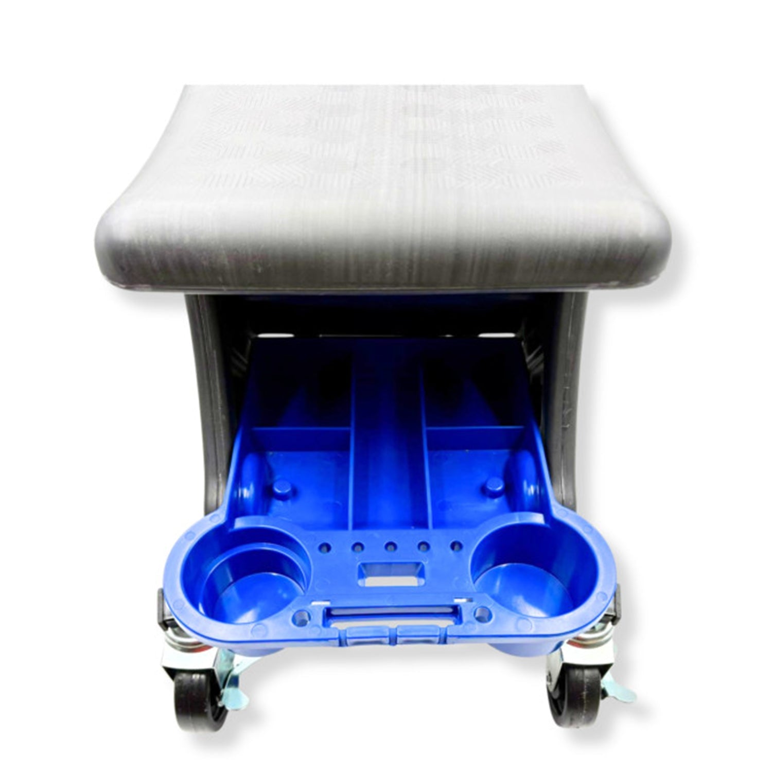 Sgabello per officina con ruote, sgabello di montaggio, carrello meccanico con ripiano porta-attrezzi, sgabello da officina su ruote, sgabello meccanico garage