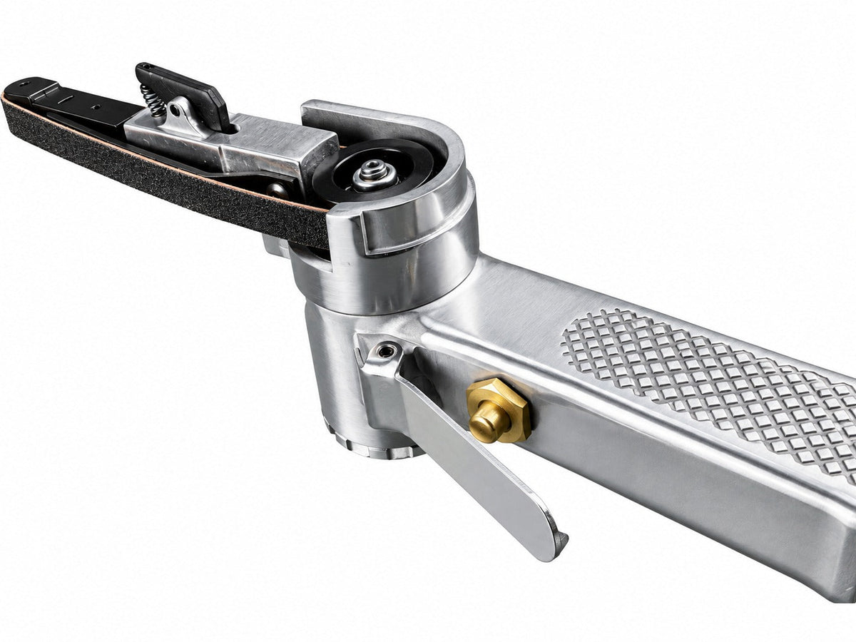 Levigatrice a nastro pneumatica per nastri abrasivi da 330 mm, 3 nastri ,Gebo Tools