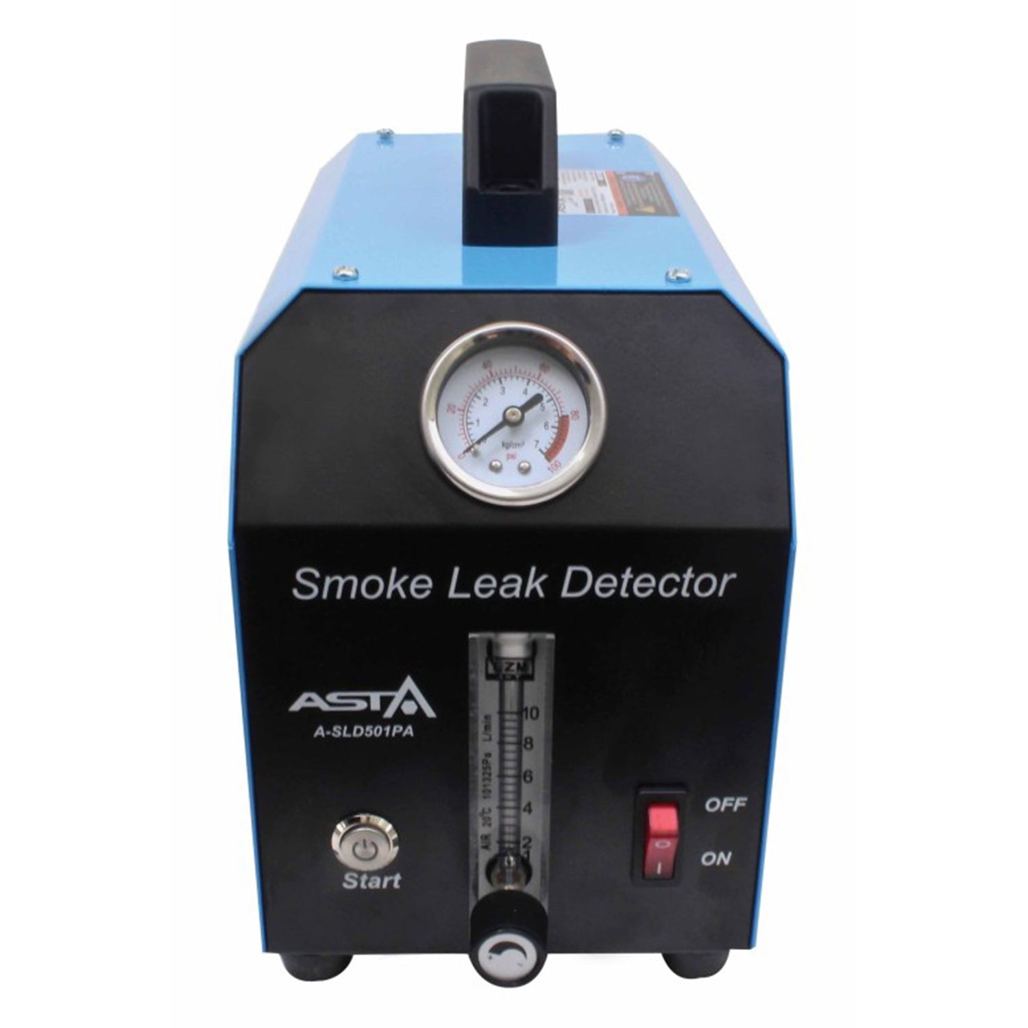 Macchina fumogena EVAP automotive pompa d'aria incorporata,generatore di fumo per individuazione perdite circuiti auto, tester di rilevamento perdite di fumo per tutte le auto dc 12v, moto, camion leggeri, barche, atv, motoslitte ect., con accessori, Asta