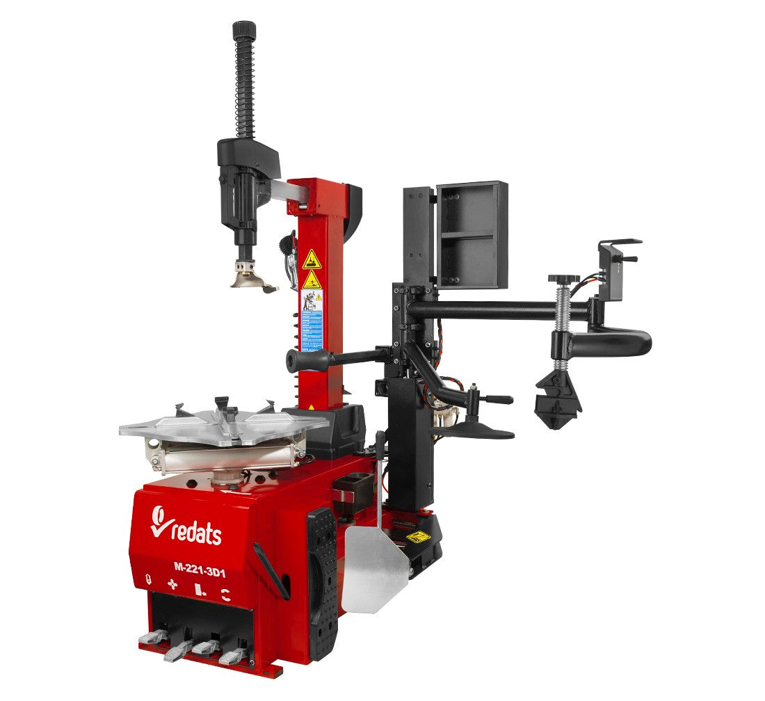 Smontagomme automatico, trifase 380V con braccio run flat 24", Redats