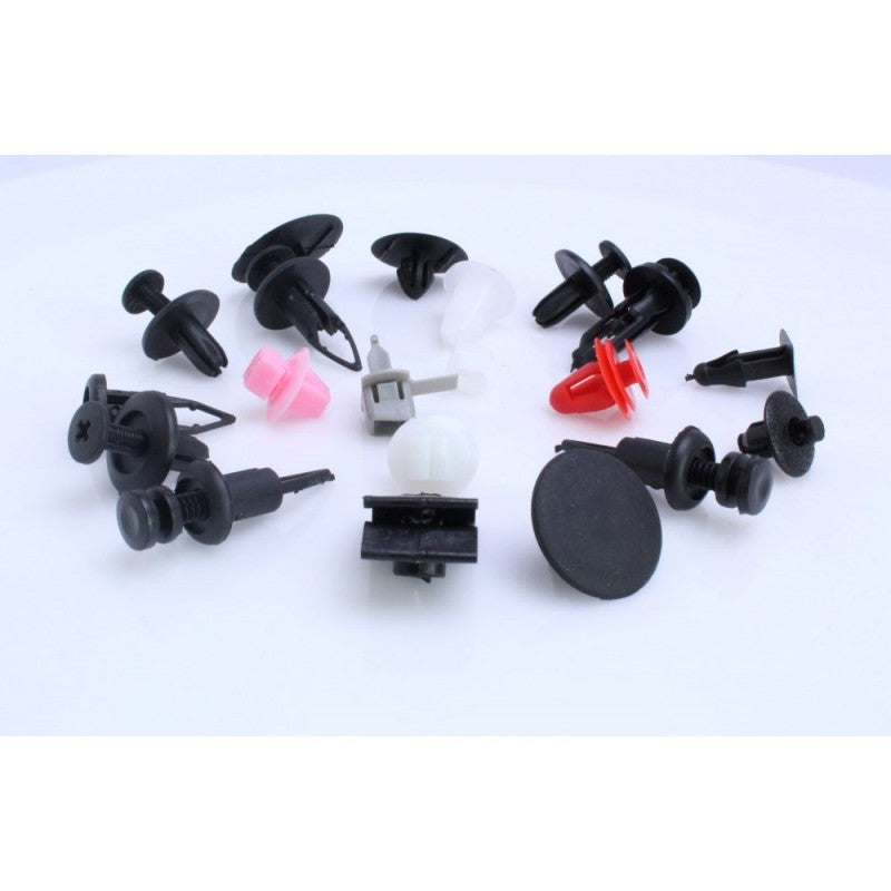 Set completo di clip di montaggio in plastica per auto - confezione rivetti, clip e fissaggi universali per veicoli - carrozzeria e accessori auto, clip di fissaggio per auto, Toyota 350 pezzi