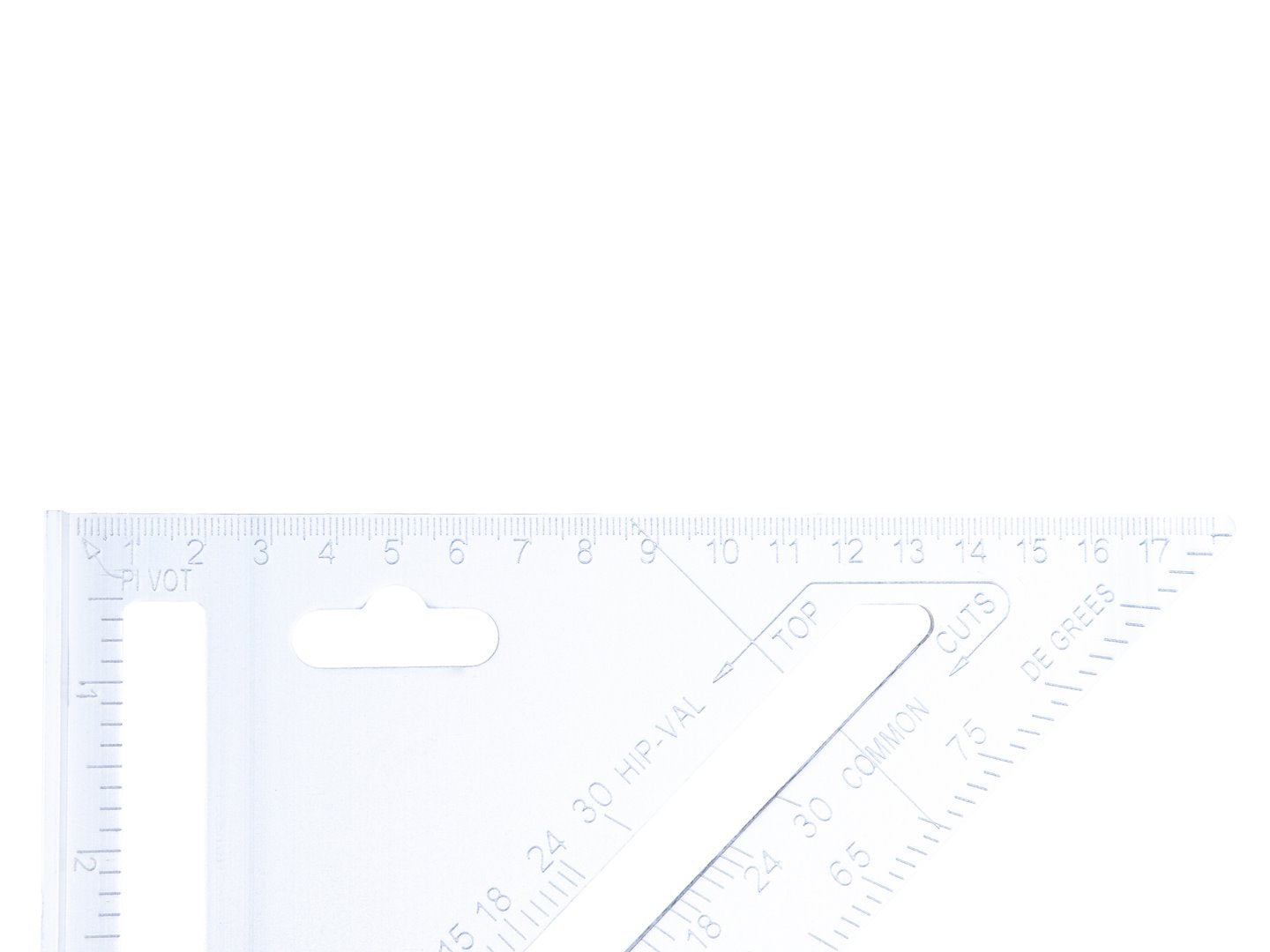 Squadra da falegname e per edilizia professionale ,utensile per carpentiere, per misurazioni rapide, 180 x 180 x 255mm