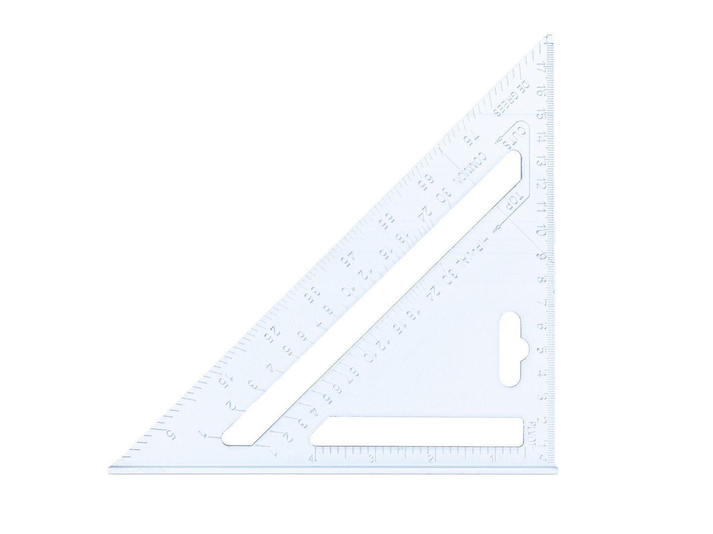 Squadra da falegname e per edilizia professionale ,utensile per carpentiere, per misurazioni rapide, 180 x 180 x 255mm