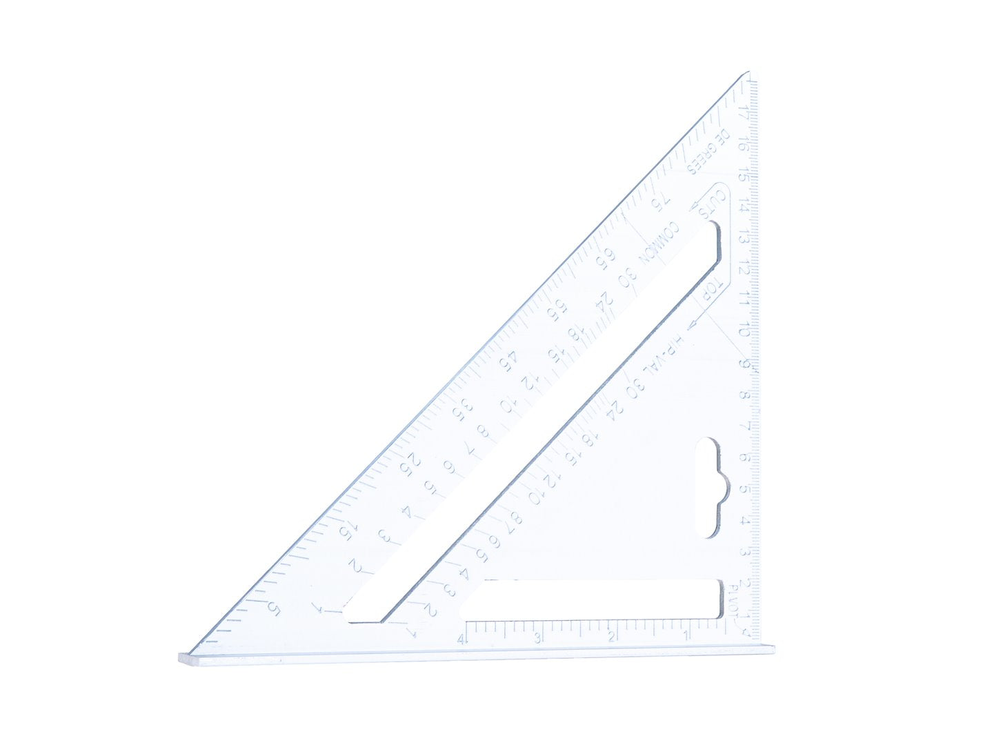 Squadra da falegname e per edilizia professionale ,utensile per carpentiere, per misurazioni rapide, 180 x 180 x 255mm